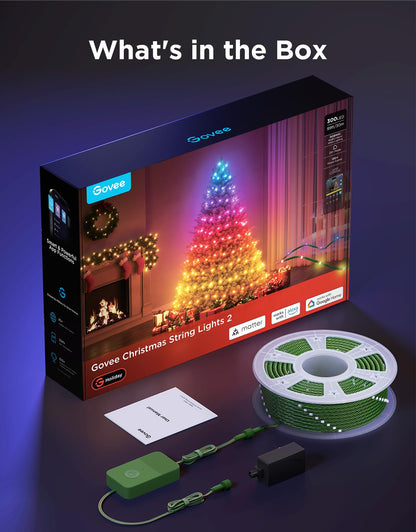 Govee Christmas Lights 2, 99FT 300LEDs Holiday String Lights, Green Wire 🍁 All In One Marketplace Canada