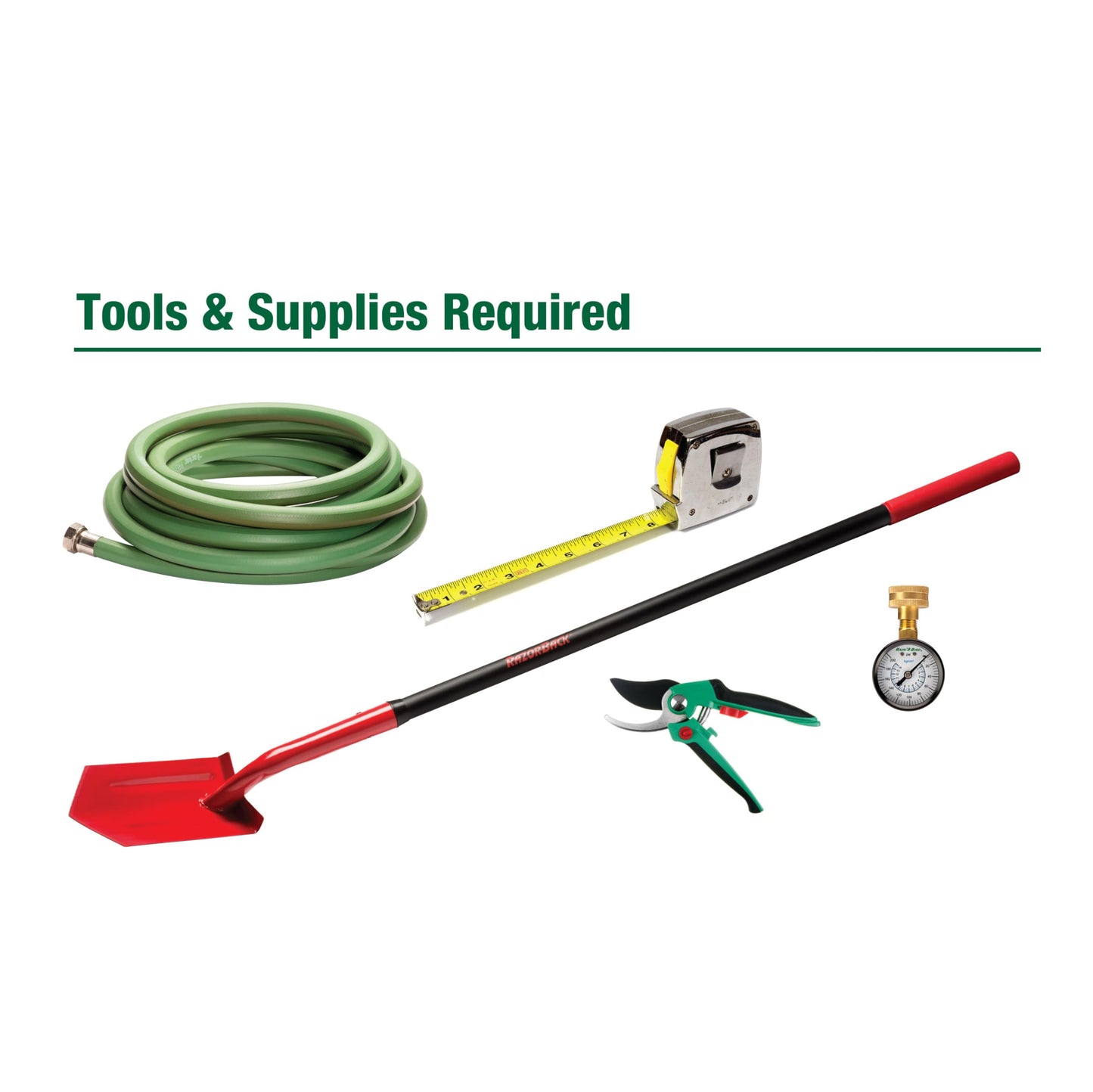 Rain Bird 32HE In-Ground Pro Rotor Pop-up Sprinkler System Kit with Click-N-Go Garden Hose Connection Rain Bird