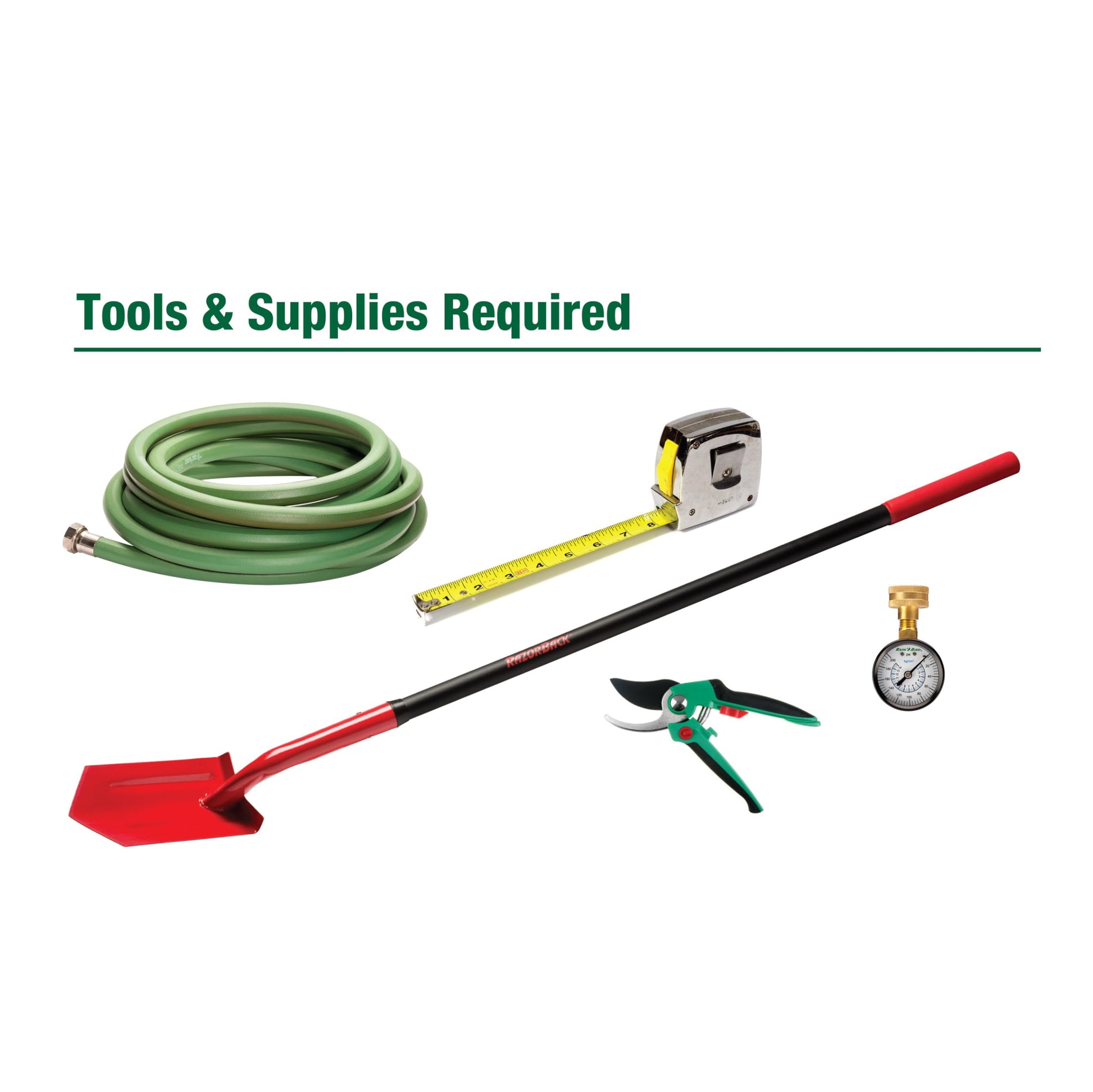 Rain Bird 32HE In-Ground Pro Rotor Pop-up Sprinkler System Kit with Click-N-Go Garden Hose Connection Rain Bird