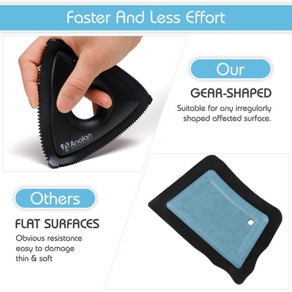 Analan Mini Pet Hair Remover for Car Detailing Dog Hair Tool Brush(Black) 🍁 All In One Marketplace Canada