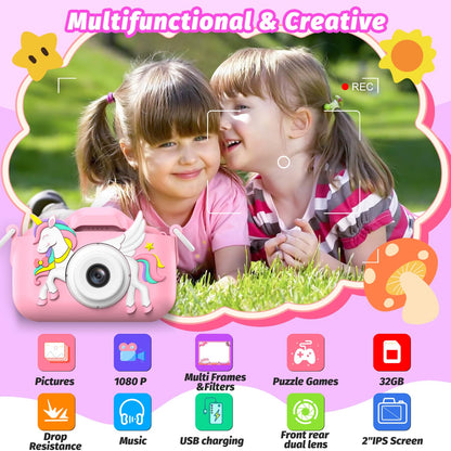 Masterbee Children's Camera Toys for Girls & Boys, 3-12 Years - 1080P HD Video Kids Digital Camera - Perfect for Christmas & Birthday Gifts 🍁 All In One Marketplace Canada