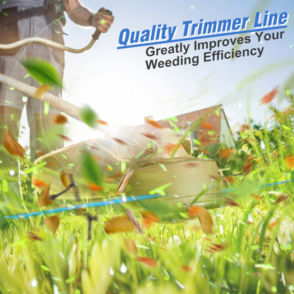 15 Pcs AC14RL3A Replacement Weed Wacker String for Ryobi One+, 0.065'' String Trimmer Refill and AC14HCA Cover Cap Compatible with Ryobi 18v, 24v, and 40v Cordless Trimmers (12 Spools+3 Caps) - Available at All In One Marketplace Canada
