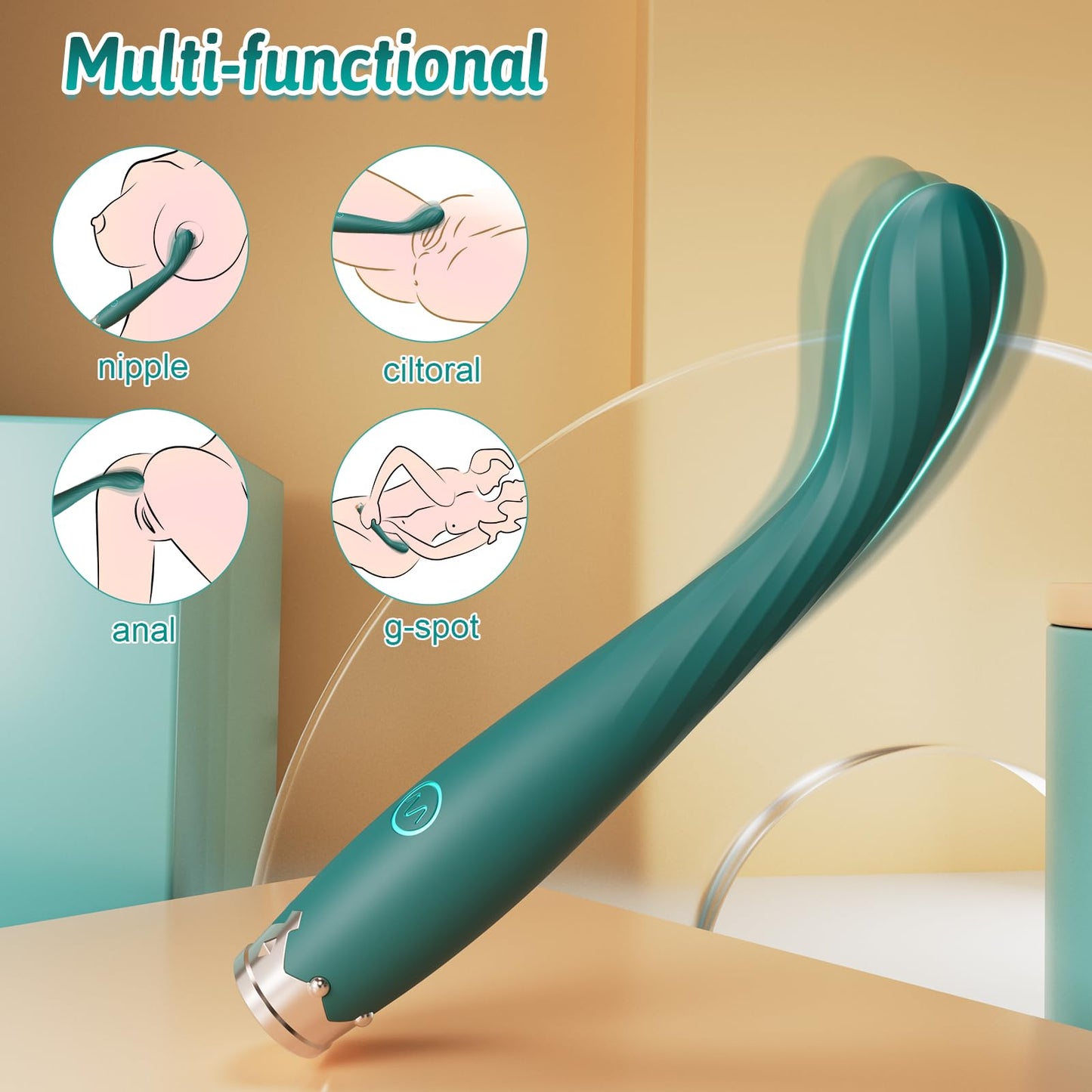 Adult Sex Toys for Women, G Spot Clitoral Vibrator Sex Stimulator with 10 Powerful Modes & 5 Speeds, Banenu Female Vibrator Tits Clit Clitoris Anal Teasing Sexual Wand Massager, Couple Sex Toy & Games