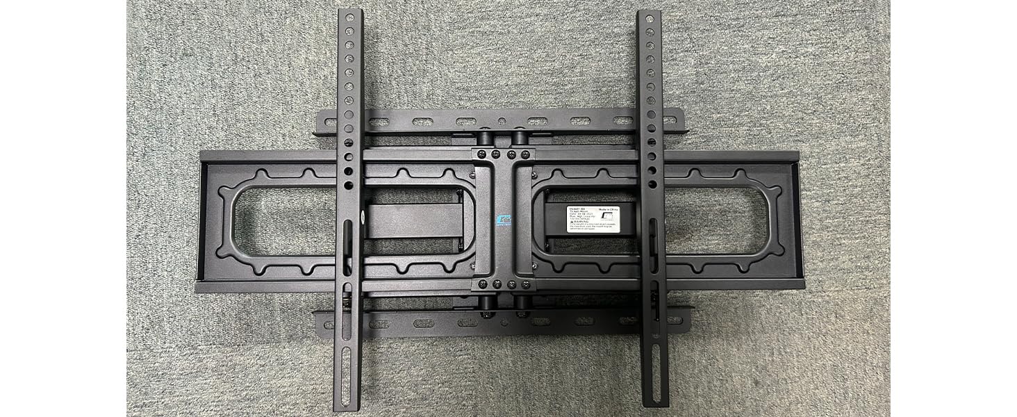 HOME VISION Full Motion TV Wall Mount for Most 32-85 inch TVs up to132 lbs, TV Mount Swivel and Tilt with Dual Articulating Arms, Wall Mount TV Bracket Max VESA 600x400mm, Fits 8" 12" 16" Wood Studs - Available at All In One Marketplace Canada
