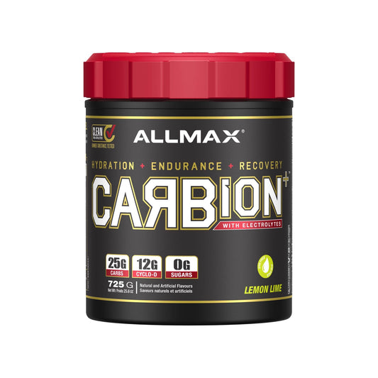 ALLMAX CARBION+ Poudre de glucides, Citron-Lime, 725 g, 25 portions