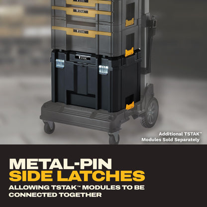 DEWALT TSTAK Tool Box, Deep (DWST17806), Black