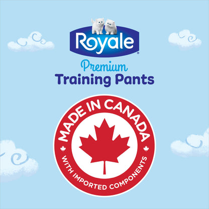 Royale Premium Training Pants, Size Large, 3T-4T (32 to 40 lbs), 99 Count, Disposable Training Pants (Packaging may vary) 🍁 All In One Marketplace Canada