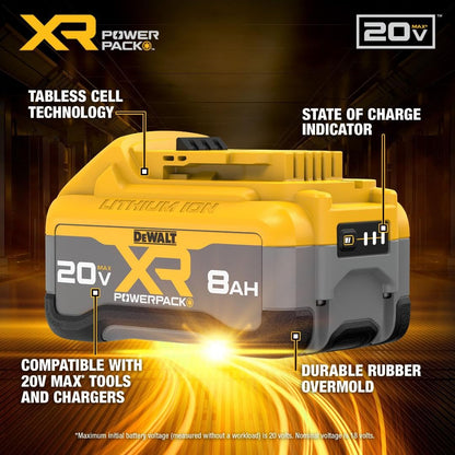 DEWALT 20V Max XR 8Ah Dual Pack (DCB2108-2)