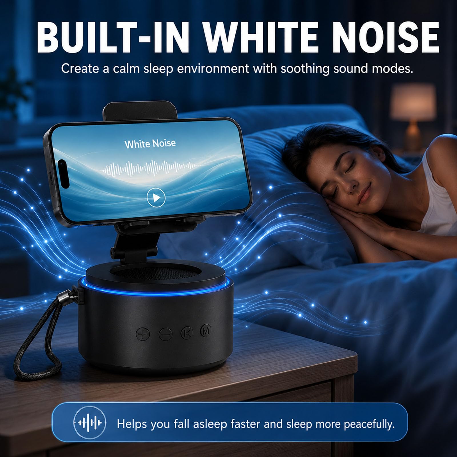 ZAPUVO Gifts for Men Dad, Bluetooth Speaker with Phone Stand, Christmas Anniversary for Men - Birthday Gifts for Him Husband Boyfriend, Wireless Speaker Phone Holder for Home Office Desk Use - Available at All In One Marketplace Canada