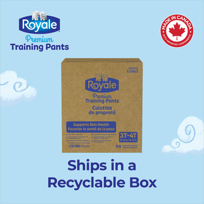 Royale Premium Training Pants, Size Large, 3T-4T (32 to 40 lbs), 99 Count, Disposable Training Pants (Packaging may vary) 🍁 All In One Marketplace Canada