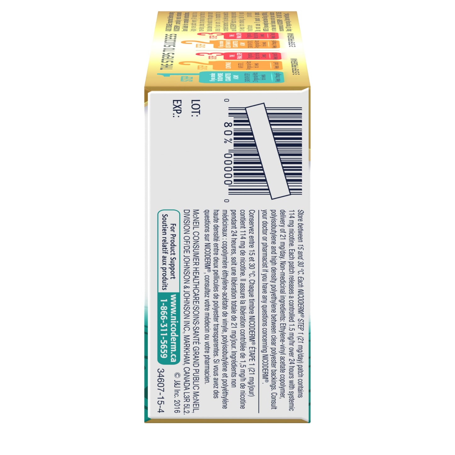 NicoDerm Clear Nicotine Patches Step 1 (21mg) – Discreet 24-Hour Quit Smoking Aid, All-Day Craving and Withdrawal Support, Easy to Use Stop Smoking Patches, 7 Count 🍁 All In One Marketplace Canada
