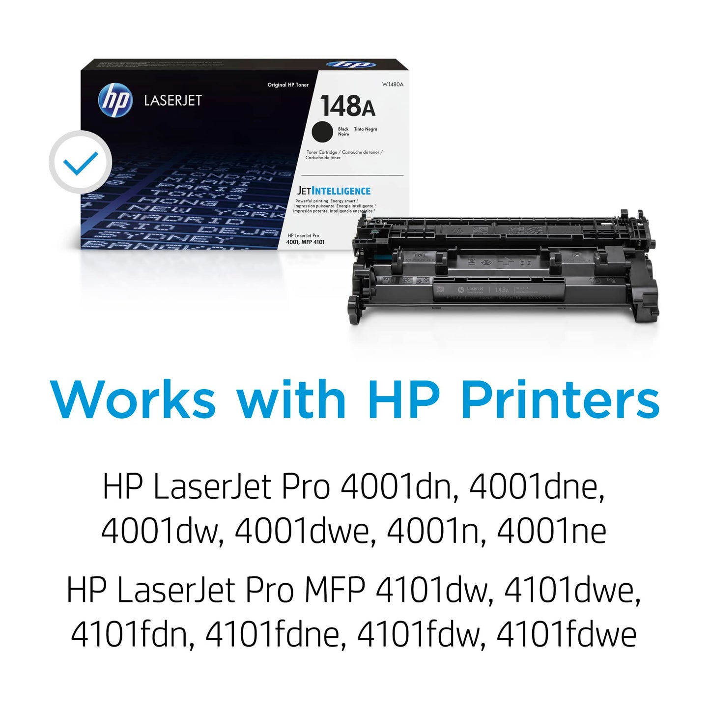 HP Original 148A Black LaserJet Toner Cartridge HP
