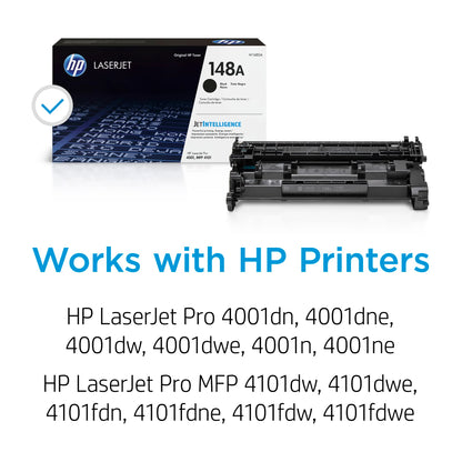 HP Original 148A Black LaserJet Toner Cartridge HP