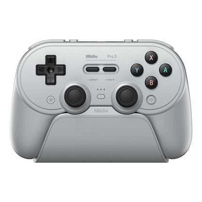 8BitDo Pro 3 Bluetooth Controller for Switch/Switch 2 – TMR Joysticks, Swappable ABXY Buttons, Pro Back Buttons, Charging Dock, Hall Effect Triggers, for Windows, Apple, SteamOS, Android - Gray 🍁 All In One Marketplace Canada