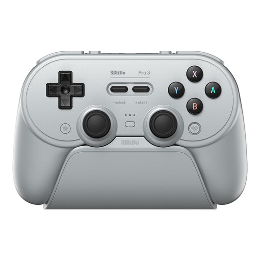 8BitDo Pro 3 Bluetooth Controller for Switch/Switch 2 – TMR Joysticks, Swappable ABXY Buttons, Pro Back Buttons, Charging Dock, Hall Effect Triggers, for Windows, Apple, SteamOS, Android - Gray 🍁 All In One Marketplace Canada 8Bitdo