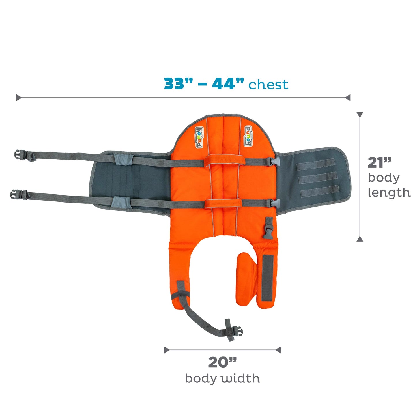 Outward Hound Granby Splash Dog Life Jacket with Handle, Reflective Floating Vest for Swimming & Boating, Maximum Buoyancy, All Skill Levels, Extra-Large Dogs (33–44" Girth), Orange, X-Large 🍁 All In One Marketplace Canada