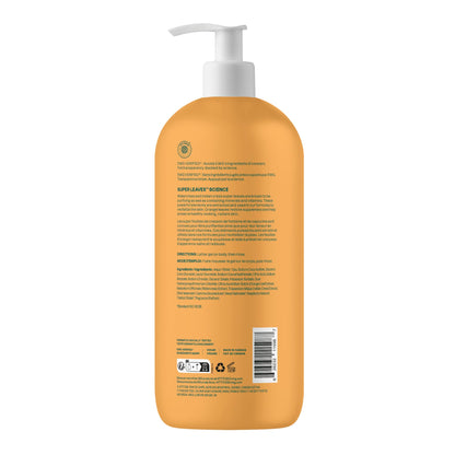 ATTITUDE Body Wash, Made in Canada, EWG Verified Shower Gel, Dermatologically Tested, Plant and Mineral-Based, Vegan Personal Care Products, Orange Blossom & Eucalyptus Scent, 946 mL BIO SPECTRA ATTITUDE