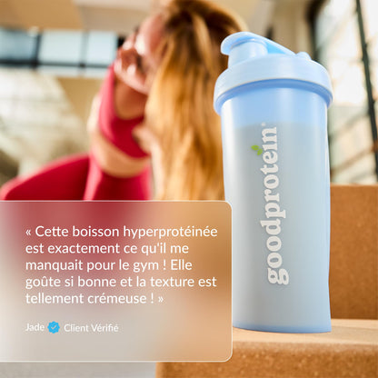Good Protein – 32g Protein, Vegan High Protein Powder, 100% Natural, Non-GMO, Dairy-free, Gluten & Soy Free and No Added Sugar. Plant-Based Protein Shake (French Vanilla, 940 g)