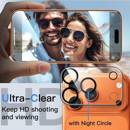 JETech Privacy Screen Protector for iPhone 17 Pro Max 6.9-Inch with Camera Lens Protector, Anti-Spy Tempered Glass Film, Easy Installation Tool, 2-Pack Each