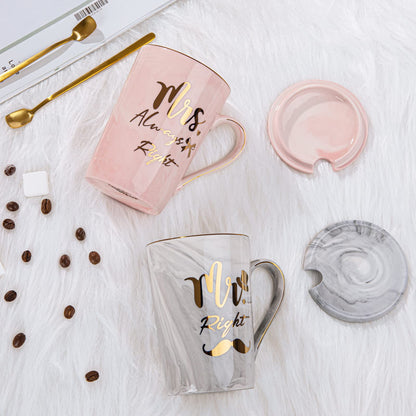 Biching Mr Right and Mrs Always Right Couples Mugs Gifts Set for Wedding 🍁 All In One Marketplace Canada