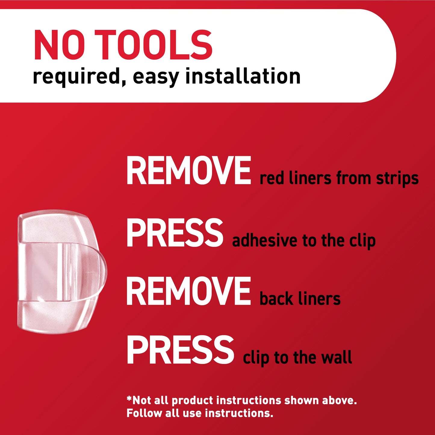 Command Outdoor Light Clips, Damage Free Hanging Outdoor Light Clips with Adhesive Strips, No Tools Wall Clips for Hanging Outdoor Lights and Cables, 20 Clear Clips and 24 Command Strips 🍁 All In One Marketplace Canada