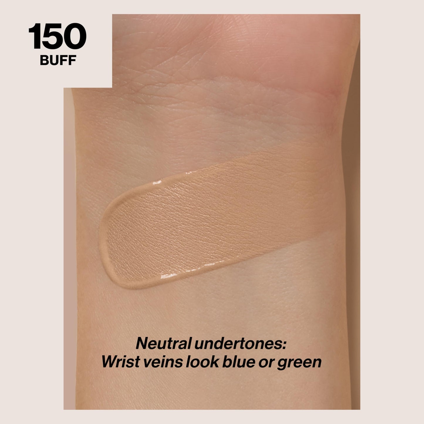Revlon Liquid Foundation, ColorStay Face Makeup for Normal and Dry Skin, Longwear Full Coverage with Matte Finish, Oil Free, 150 Buff, 1.0 Oz/ 30ml REVLON