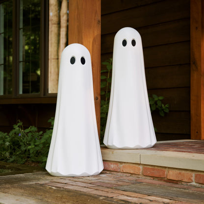 Step2 Boo Buddy Halloween Ghost Statue, White, 40 in, 2 Pack