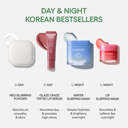 LANEIGE Neo Blurring Powder: Korean Oil-Control Compact with Pore Blurring, Smoothing Finish & Travel-Friendly, No-Spill Packaging - Available at All In One Marketplace Canada