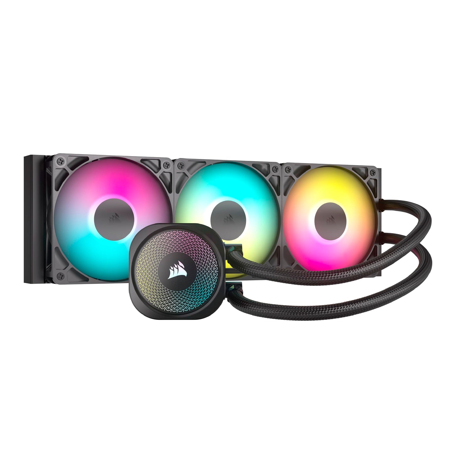 CORSAIR Nautilus 360 RS ARGB Liquid CPU Cooler – 360mm AIO – Low-Noise – Direct Motherboard Connection – Daisy-Chain – Intel LGA 1851/1700, AMD AM5/AM4 – 3X RS120 ARGB Fans Included – Black 🍁 All In One Marketplace Canada