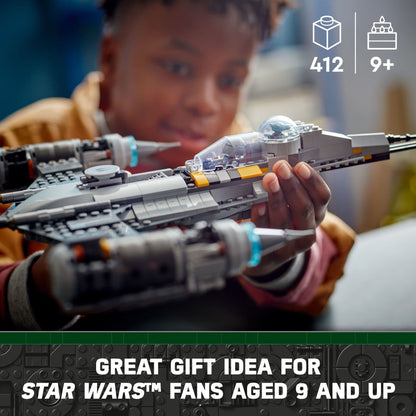 LEGO Star Wars The Mandalorian's N-1 Starfighter 75325 Building Set - The Book of Boba Fett, Featuring Baby Yoda Grogu and Droid Toy Figures, Birthday Gift idea for Kids, Boys & Girls Ages 9+ LEGO