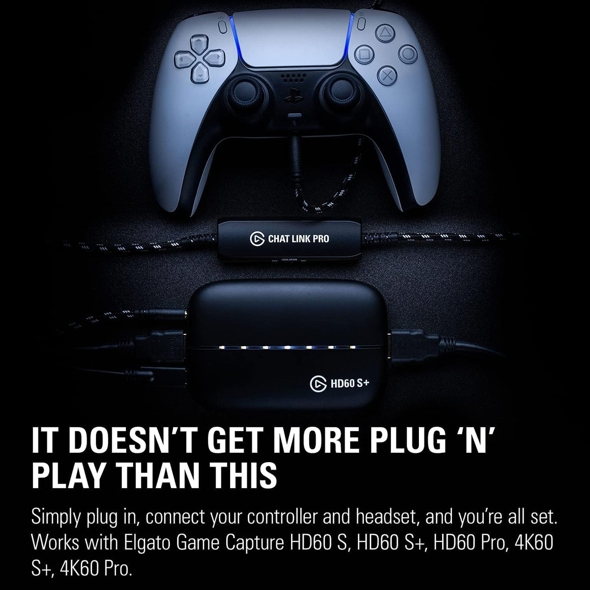 Elgato Chat Link Pro Audio Adapter for PS5, PS4, Switch