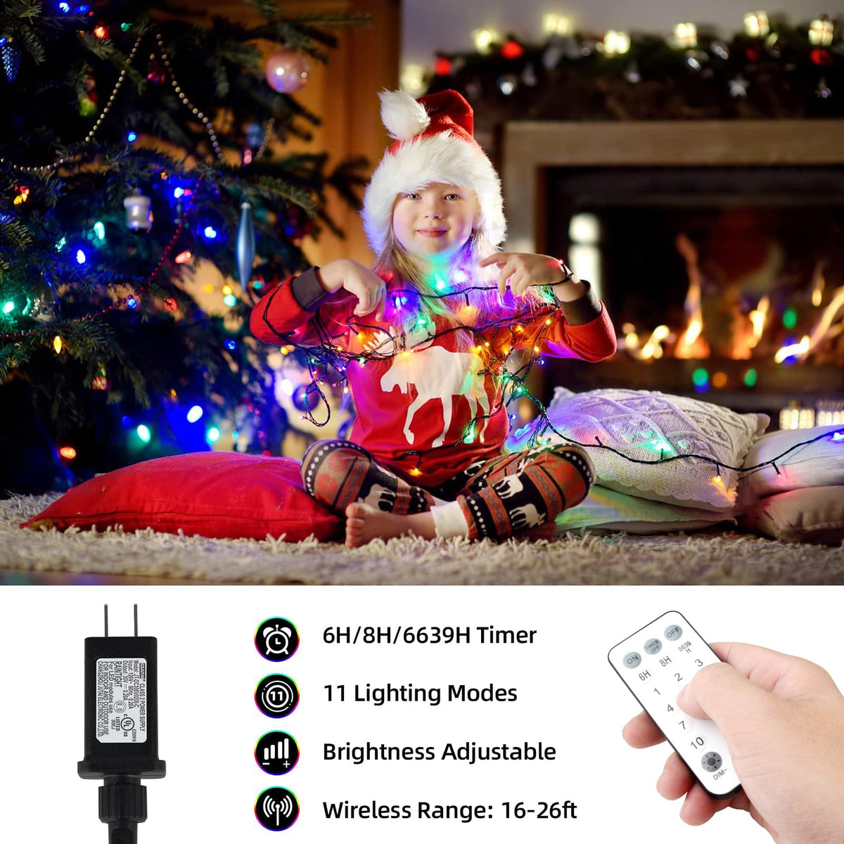 Green Convenience 170FT 500LED UL Color Changing String Lights,11Modes 🍁 All In One Marketplace Canada