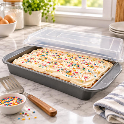 Farberware - Nonstick Cake Pan with Lid, Bakeware 🍁 All In One Marketplace Canada