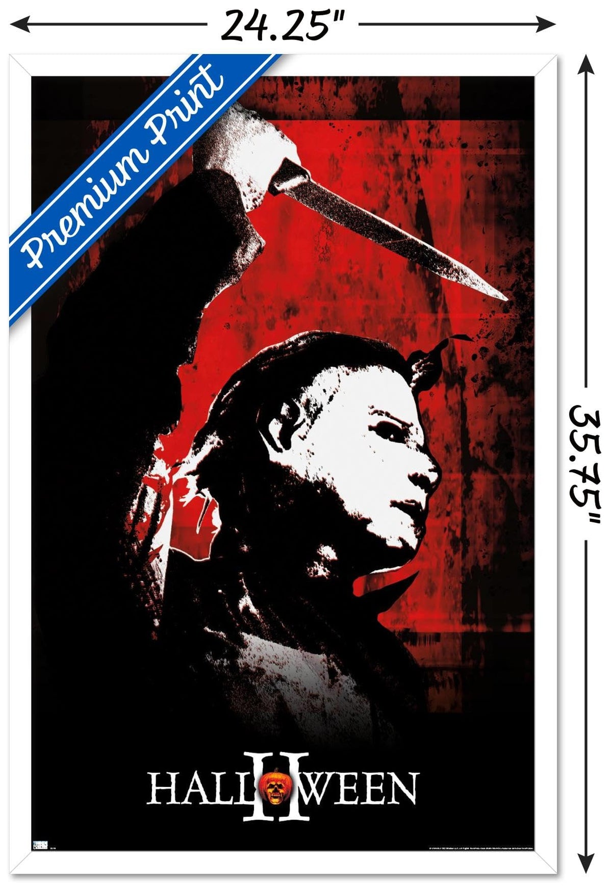 Halloween II - Red Wall Poster
