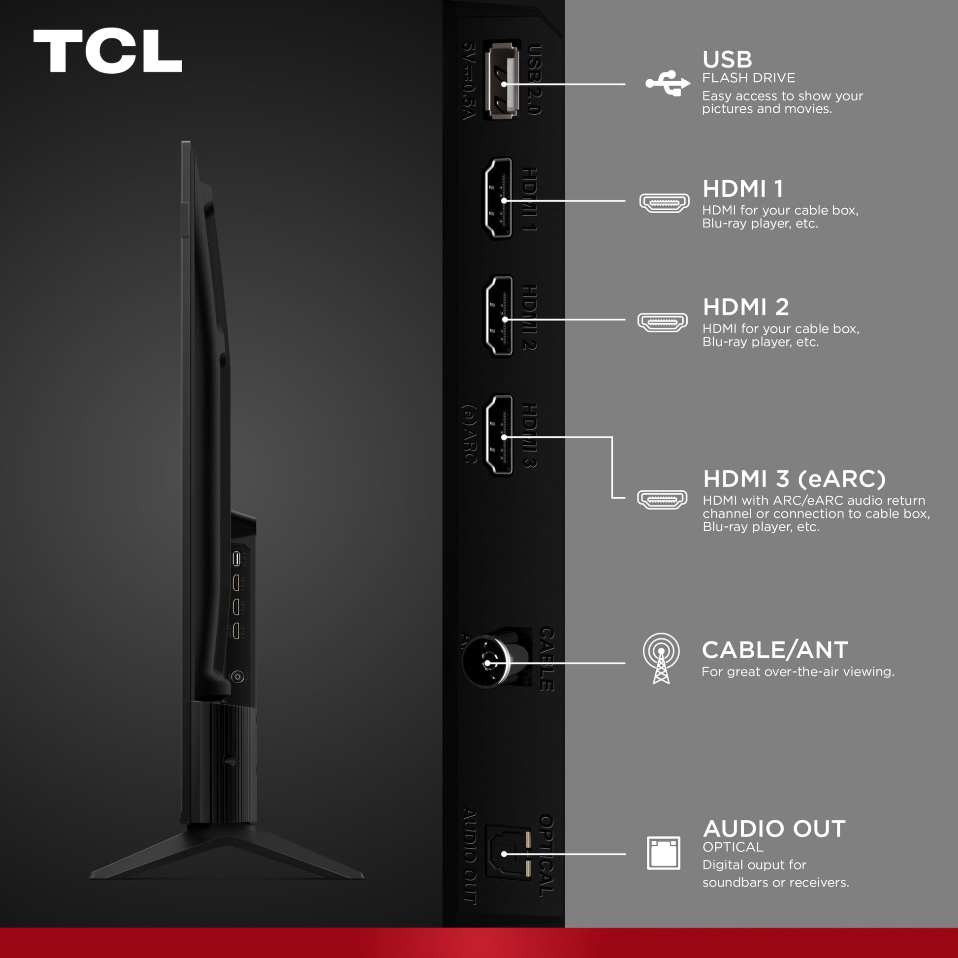 TCL 50" F7D Class 4K UHD HDR QLED Smart TV with Fire TV – 50F7D
