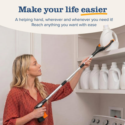 Ezpik 43" Foldable Grabber Reacher Tool for Seniors - Grabbers for Elderly Grab It Reaching Tool Heavy Duty Pickup Trash Picker Upper Tool - Claw Grabber Stick for Reaching Aids (43" (Pack of 1)) - Available at All In One Marketplace Canada