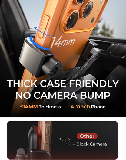 AINOPE Phone Holder for Car Vent【2026 Auto Lock】 Car Phone Holder Mount for Car Accesorries for Women Men Mom, Cell Phone Holder Car Vent Clip Hand Free for All 4-7 Inch iPhone 17 16 Pro Samsung S25 - Available at All In One Marketplace Canada