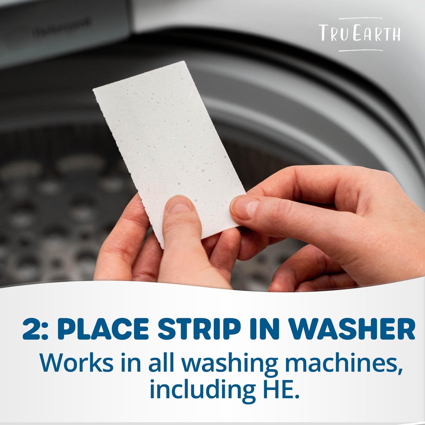 Tru Earth Platinum - Heavy Duty Laundry Detergent Sheets - Up to 128 Loads (64 Sheets), Fragrance Free - Ultra-Concentrated - Eco-Friendly Laundry Sheets
