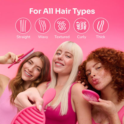 Wet Brush Original Detangler Hair Brush, Amazon Exclusive Aqua - Ultra-Soft IntelliFlex Bristles - Detangling Hairbrush Glides Through Tangles For All Hair Types (Wet Dry & Damaged Hair) - Women & Men Wet Brush