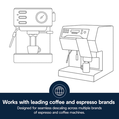 De'Longhi EcoDecalk Descaler, Eco-Friendly Universal Descaling Solution for Coffee & Espresso Machines, 16.90 oz (5 uses)