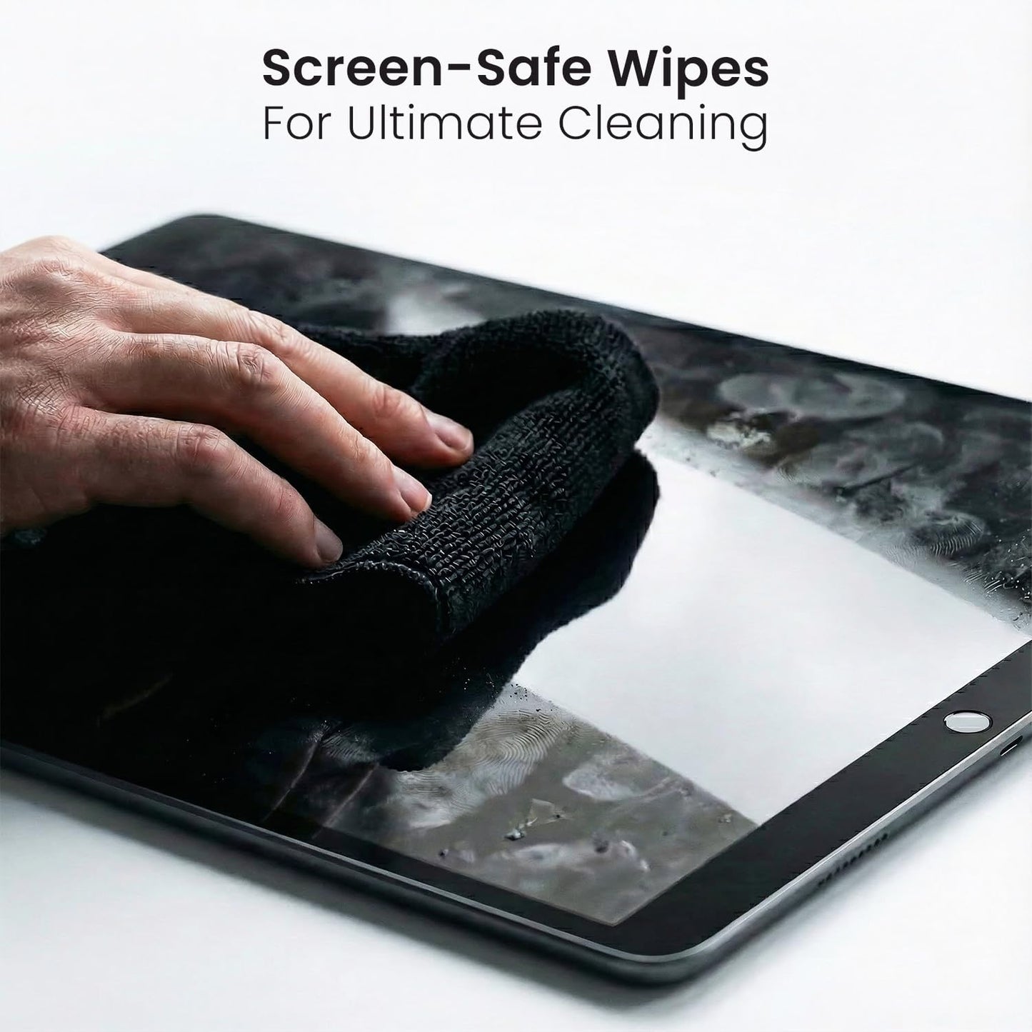EVEO® Screen Cleaner Spray Kit (Streak-Free) TV Screen Cleaner for Smart TV, LCD, LED, OLED | Computer Spray and Wipe Microfiber Cloth for Monitor, Laptop, iPad, Car & More - 1 Pack