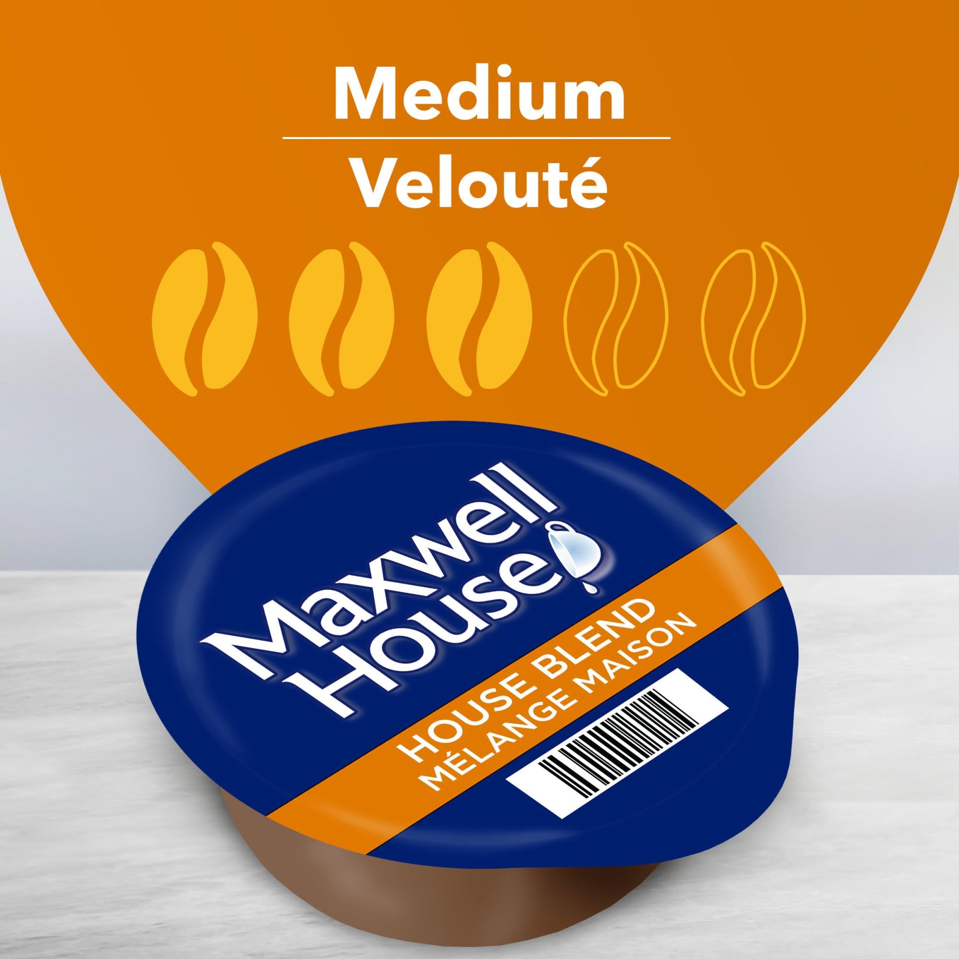 Maxwell House House Blend Medium Roast Coffee T-Discs for Tassimo – 16 Count