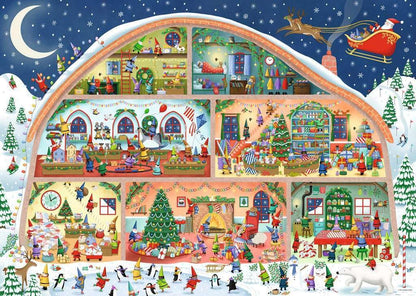 Ravensburger Santa’s Workshop – 1000 Piece Jigsaw Puzzle | A Magical North Pole Creation | Perfect for Holiday Puzzling 🍁 All In One Marketplace Canada