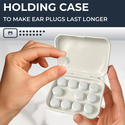 PQ Wax Ear Plugs for Sleep - 15 Silicone Wax Earplugs for Sleeping and Swimming, Gel Ear Plugs for Noise Cancelling & Ear Protection, Sleeping Earplugs with Sound Blocking Level of 32 Db (15 Pillows) - Available at All In One Marketplace Canada