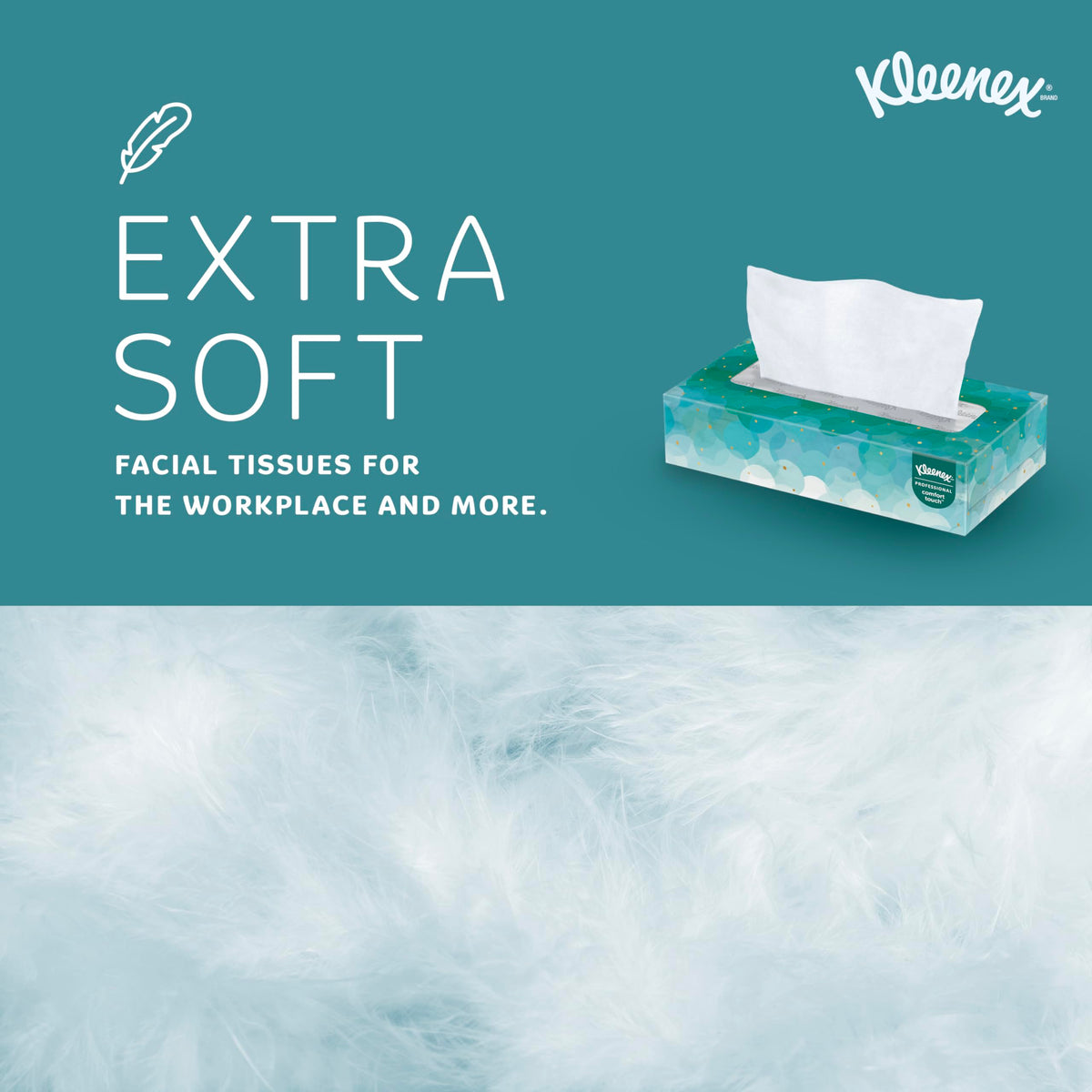 Kleenex Professional Facial Tissue, Bulk (21400), 2-ply, White, Flat Boxed Format for Business (100 tissues/Box, 36 Boxes, 3,600 Sheets/case)