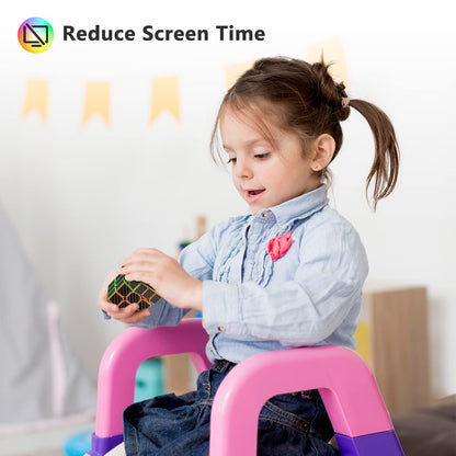 Vdealen Speed Cube Set, Puzzle Cube Bundle of 2x2x2 3x3x3 4x4x4 Pyramid Magic Cube Set, Birthday Party Christmas Stocking Stuffers Gift for Kids Teens Adults(Carbon Fiber Sticker) 🍁 All In One Marketplace Canada