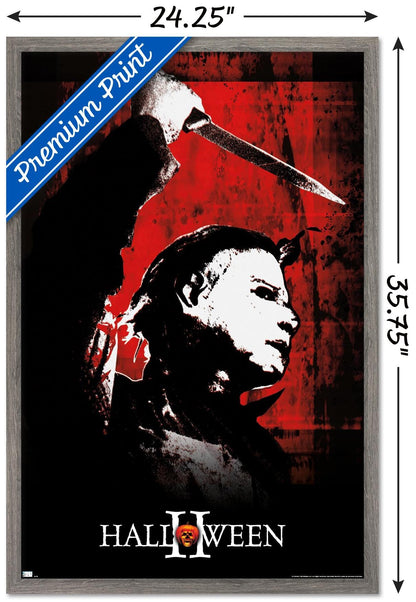 Halloween II - Affiche murale rouge