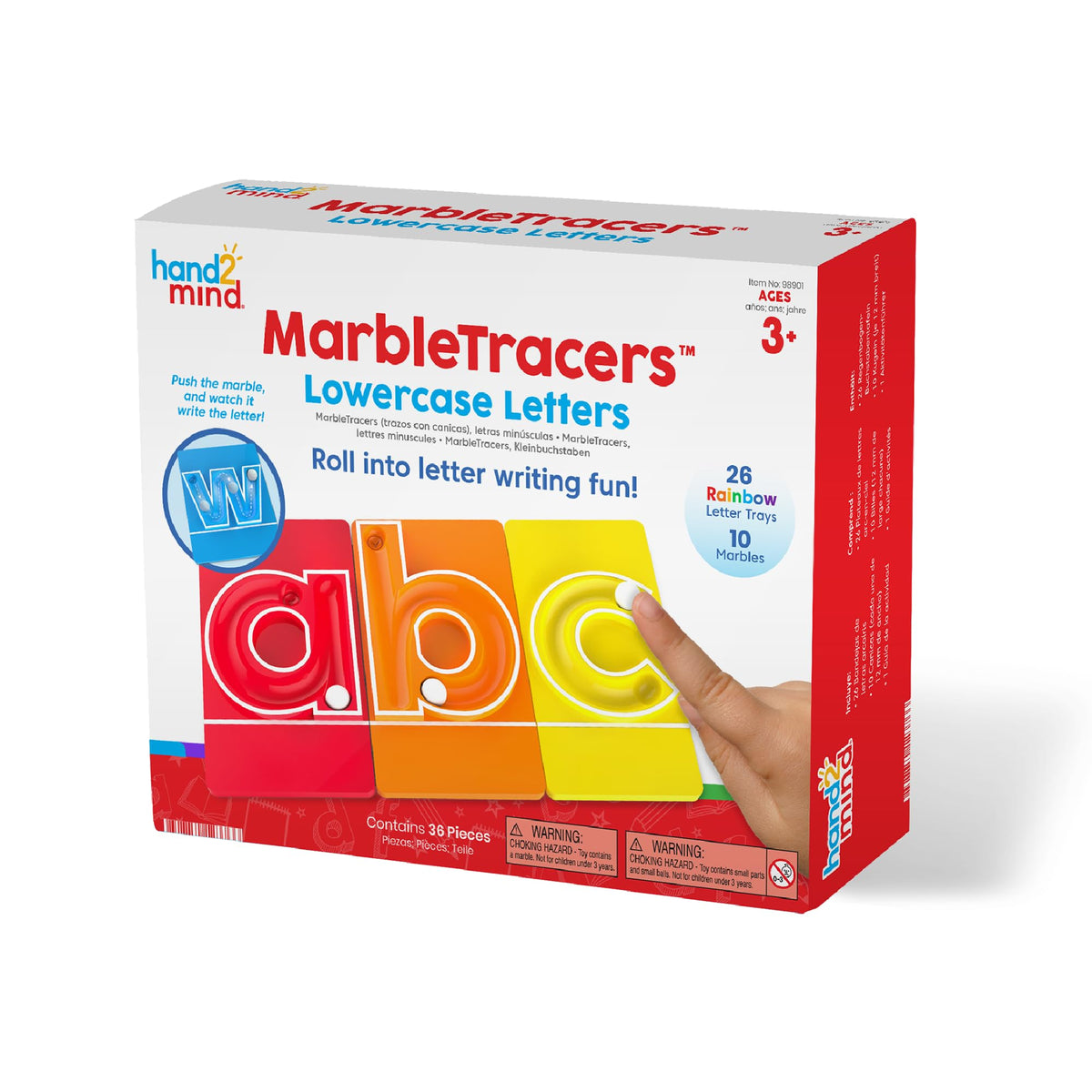 hand2mind MarbleTracers, Lowercase Letters