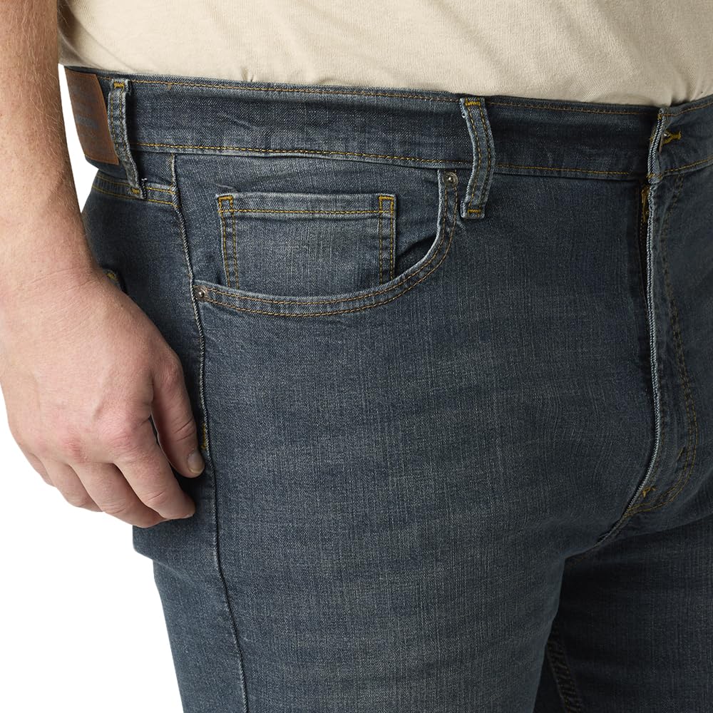 Levi Strauss Signature Gold Men's Regular Straight Fit Jeans, Bigfoot, 30W x 30L