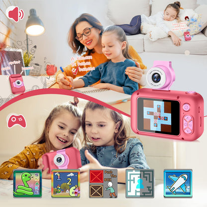 ARNSSIEN Kids Camera with Video,180°Flip Lens,2.4" Selfie Camera for Kids 🍁 All In One Marketplace Canada